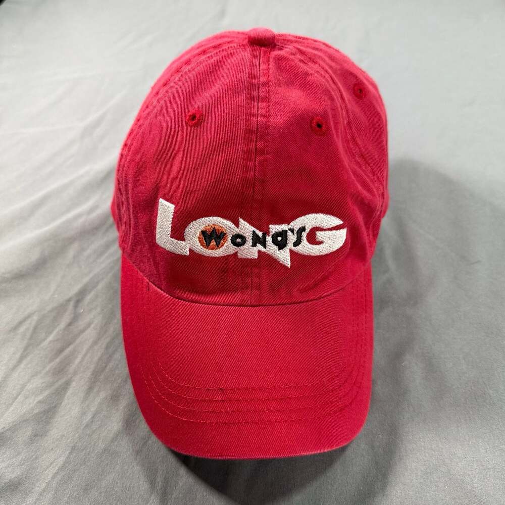 Alternative Apparel Long Wong's Embroidered Red Baseball Cap Hat